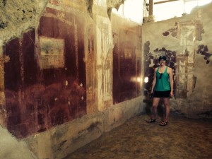 Inside Pompeii ruins