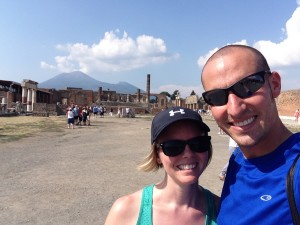 view of Vesuvius