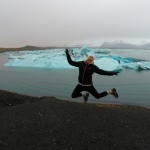 Jumpin' around Jokulsarlon