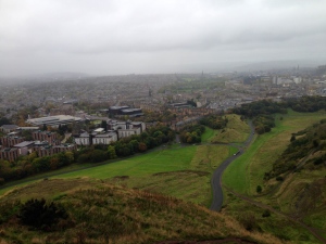 Arthur's seat views