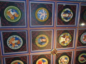 The roof inside Stirling Castle