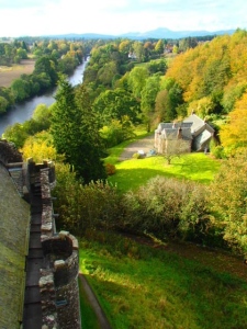 Nice view from top of Doune castle