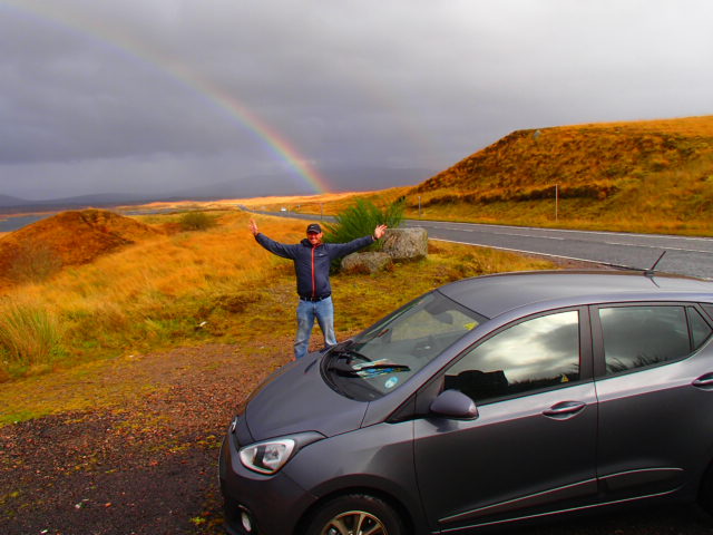 Driving through Scotland