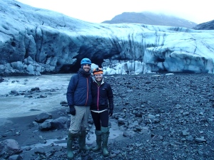 Outside the Glacier Cave