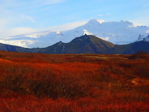 View of Vatnajokull national park