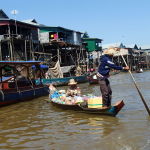 Tonle Sap lake(Kompoung Pluk) floating village