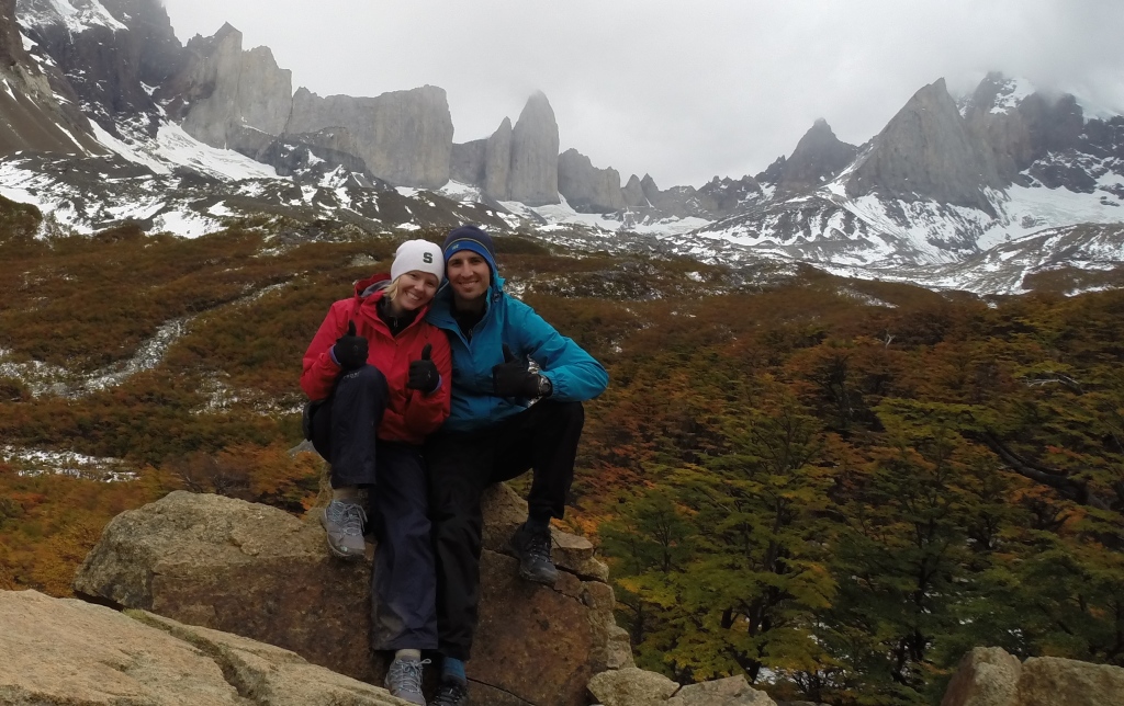 Josh and Marissa fall colors