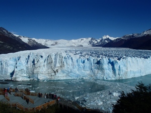 Front face of glacier