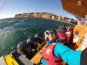 Josh on the Magellan Strait